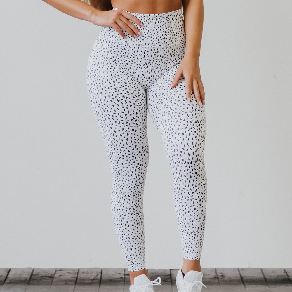 Astoria LUXE IGNITE Full Length Legging - White Speckle